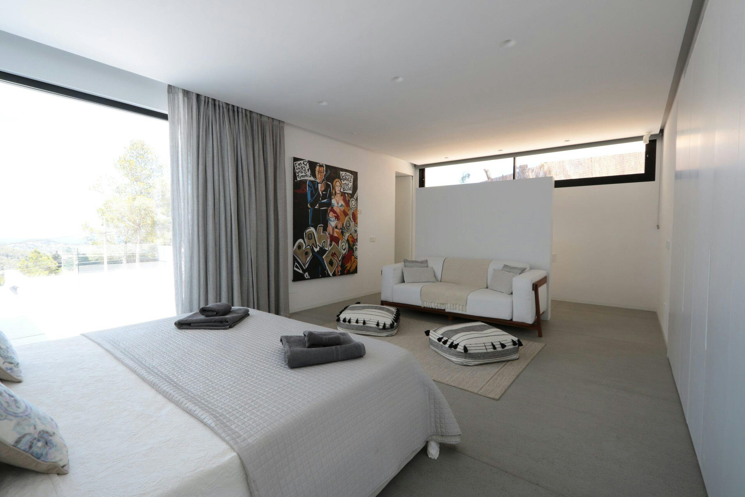 Image of strato floor bedroom 5 scaled in Villa Omnia, Ibiza met Dekton en Silestone - Cosentino