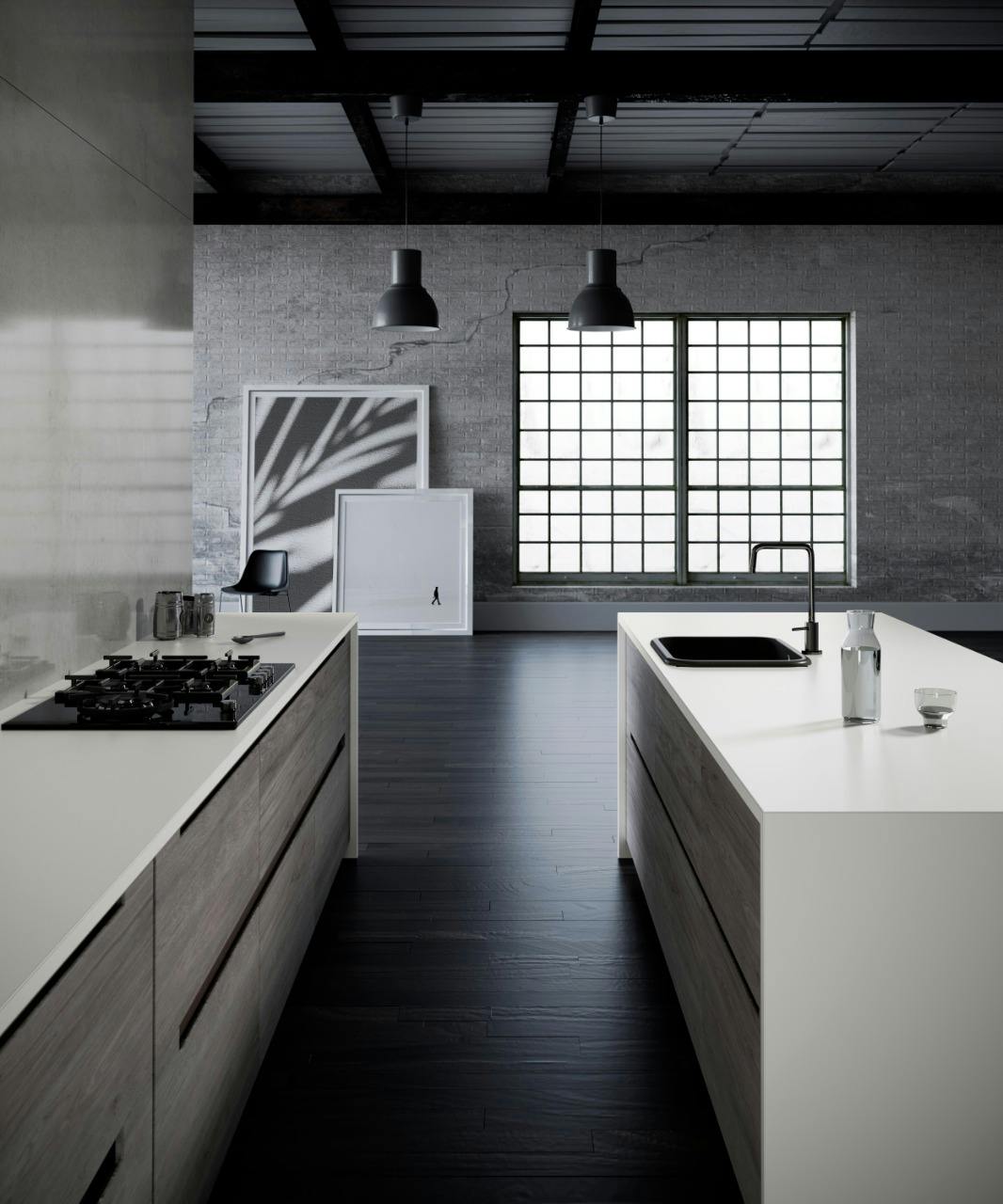 Image of Dekton Kitchen Moone LR 1 1 in Dekton® Moone: Maanwit licht komt je interieur verwarmen - Cosentino