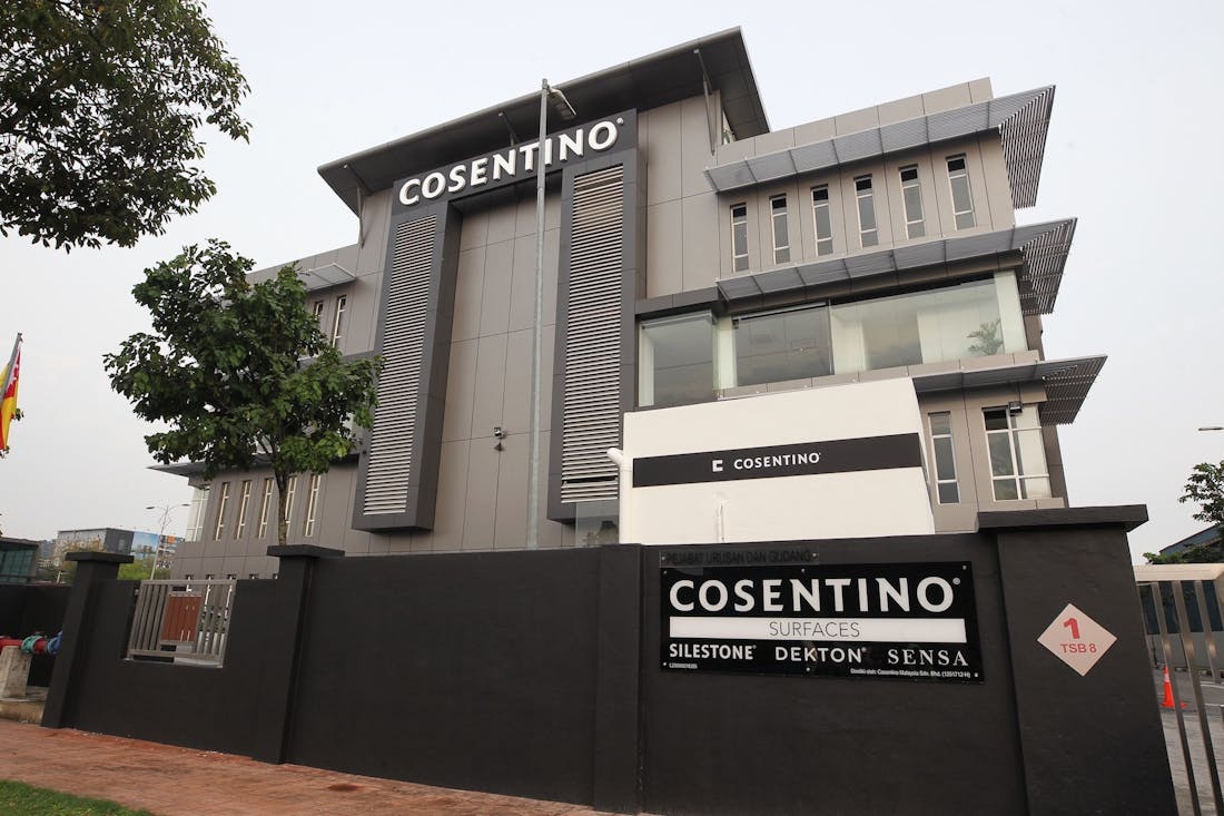 Cosentino Group versterkt de aanwezigheid in Azië met een nieuw ‘Center’ in Maleisië