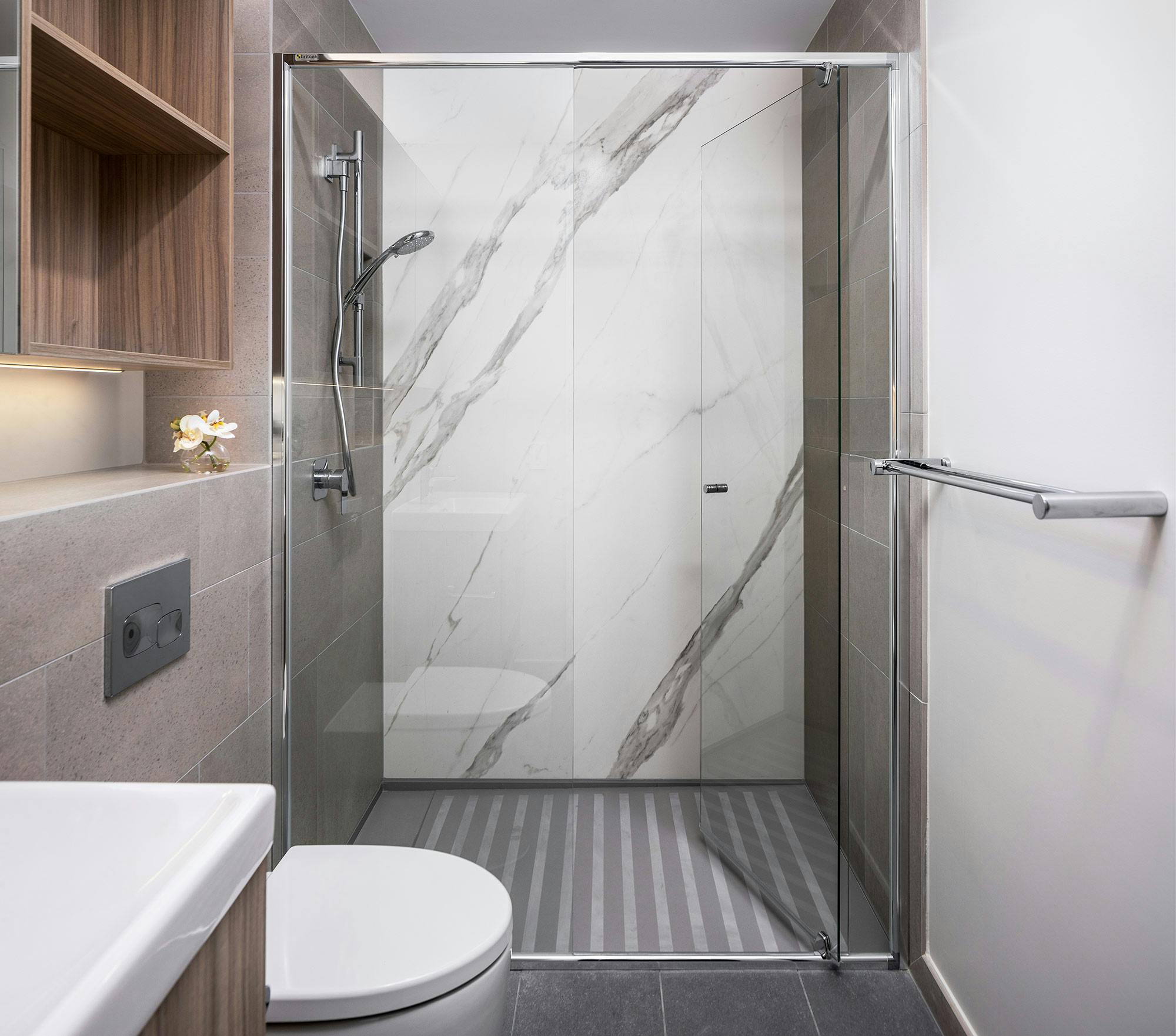 Image of ELEMENT27 bathroom 7.jpg?auto=format%2Ccompress&ixlib=php 3.3 in A luxurious rental building chooses Cosentino for its durability, elegance and sustainability - Cosentino