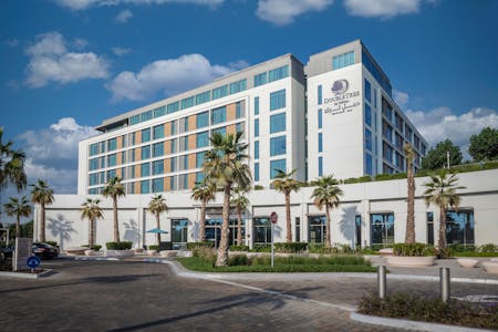 Image of Double Tree Hotel United 2.jpg?auto=format%2Ccompress&fit=crop&ixlib=php 3.3 in An appealing Emirati façade with an industrial touch by Dekton Valterra  - Cosentino
