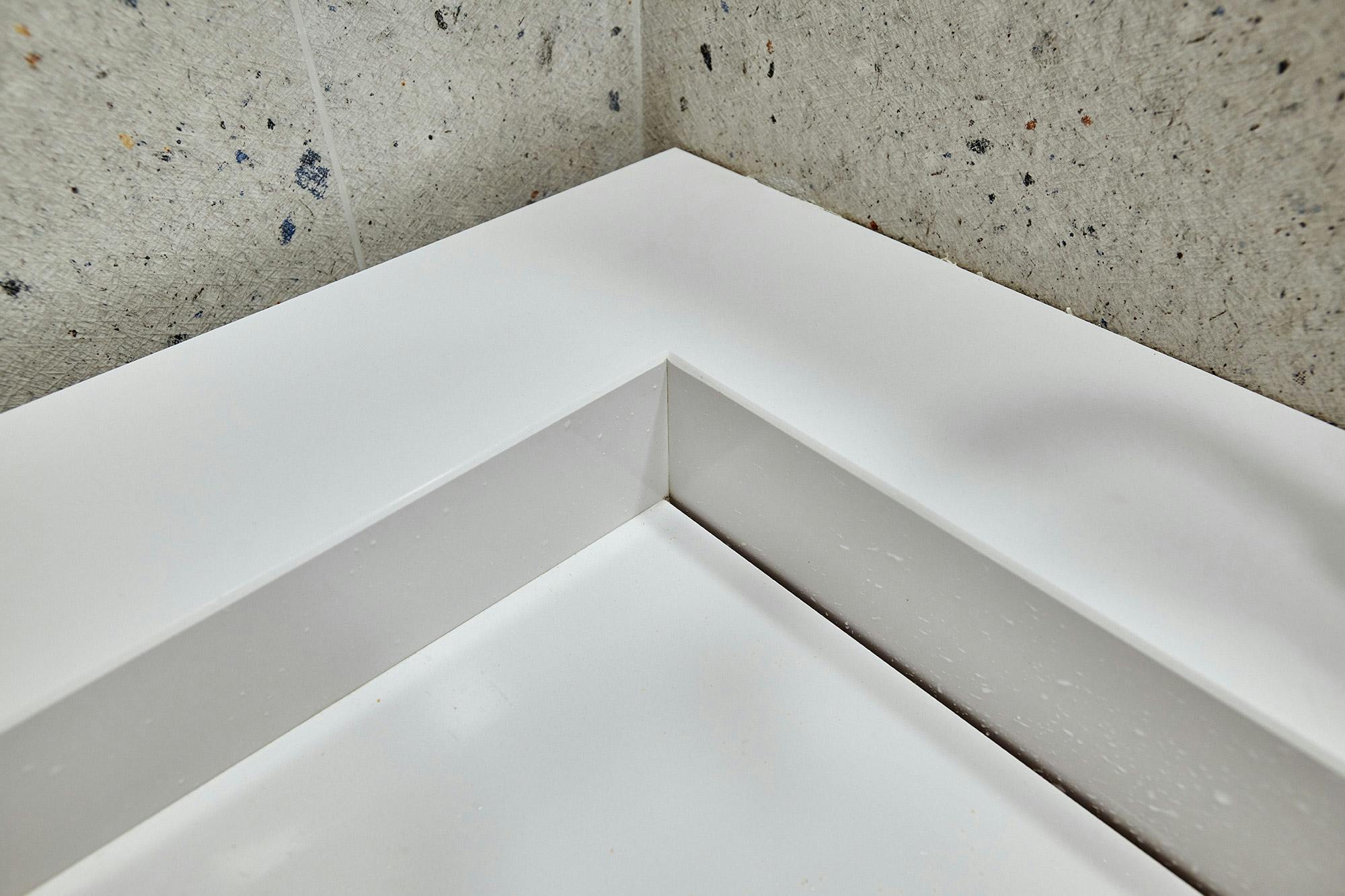 Image of aedas homes bano silestone blanco zeus 1.jpg?auto=format%2Ccompress&ixlib=php 3.3 in Cosentino, the star of the new functional, modern and sustainable house in the AEDAS Homes showroom in Madrid - Cosentino