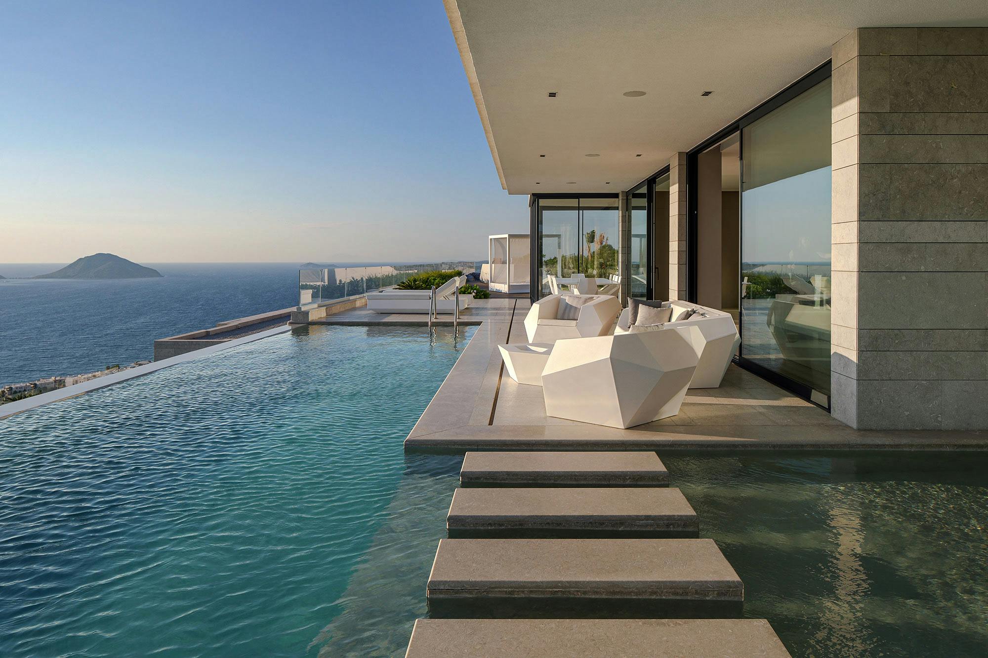 Image of Bodrum Villa 11.jpg?auto=format%2Ccompress&ixlib=php 3.3 in An exceptional modern haven facing the Aegean Sea that uses Dekton to blur the boundaries between inside and outside - Cosentino