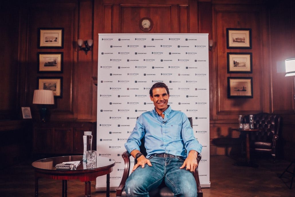 Tenniskampioen Rafael Nadal presenteert Dekton® by Cosentino Industrial collectie in Londen