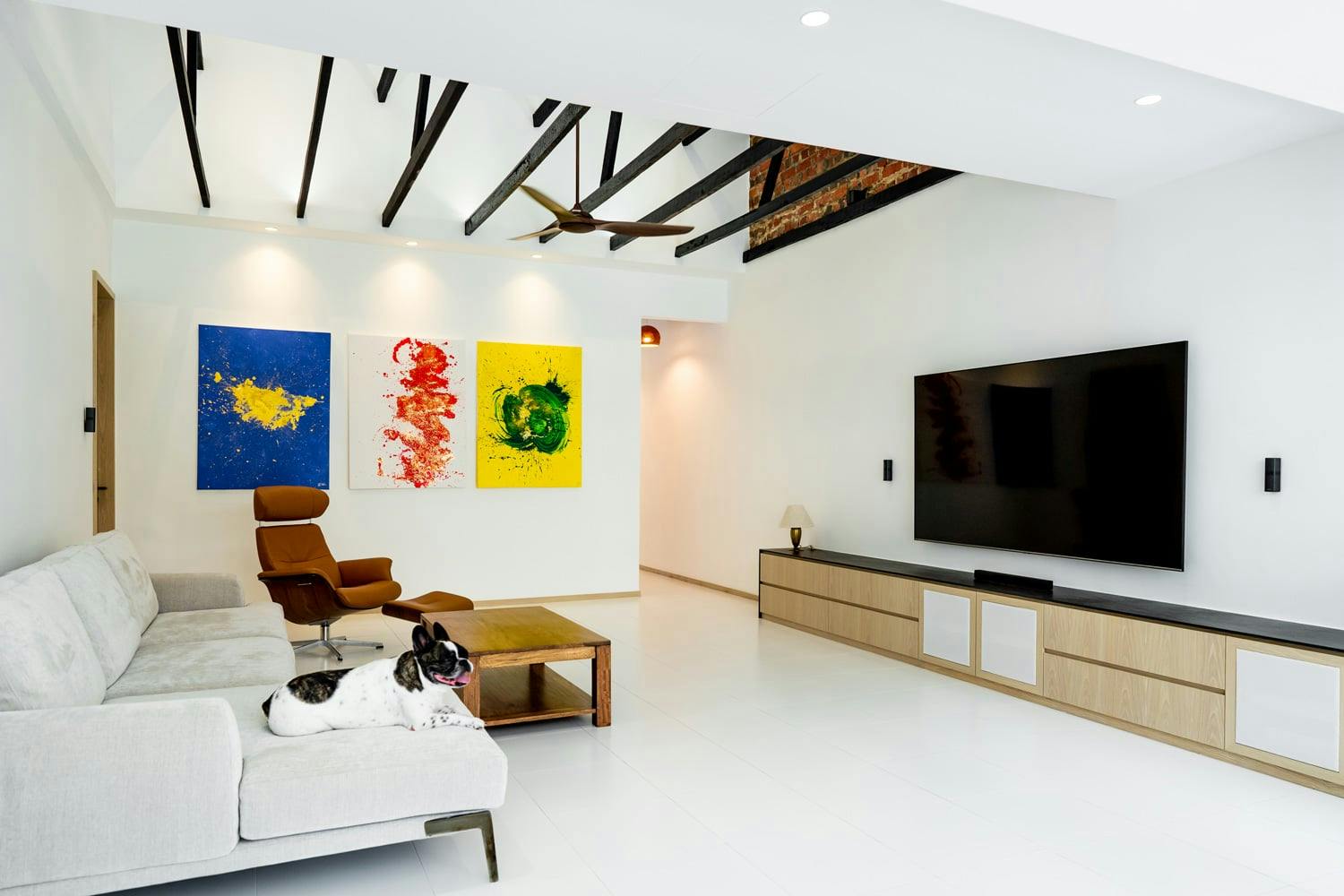 Image of Singapour Residential Maddy Barber 7.jpg?auto=format%2Ccompress&ixlib=php 3.3 in House wrapped in forest with Dekton Soke and wood - Cosentino