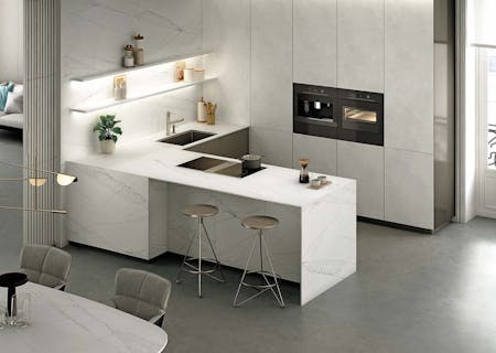 Image of Silestone Kitchen Ethereal Haze web in Ethereal by Silestone®, Beauty Beyond Natural - Cosentino