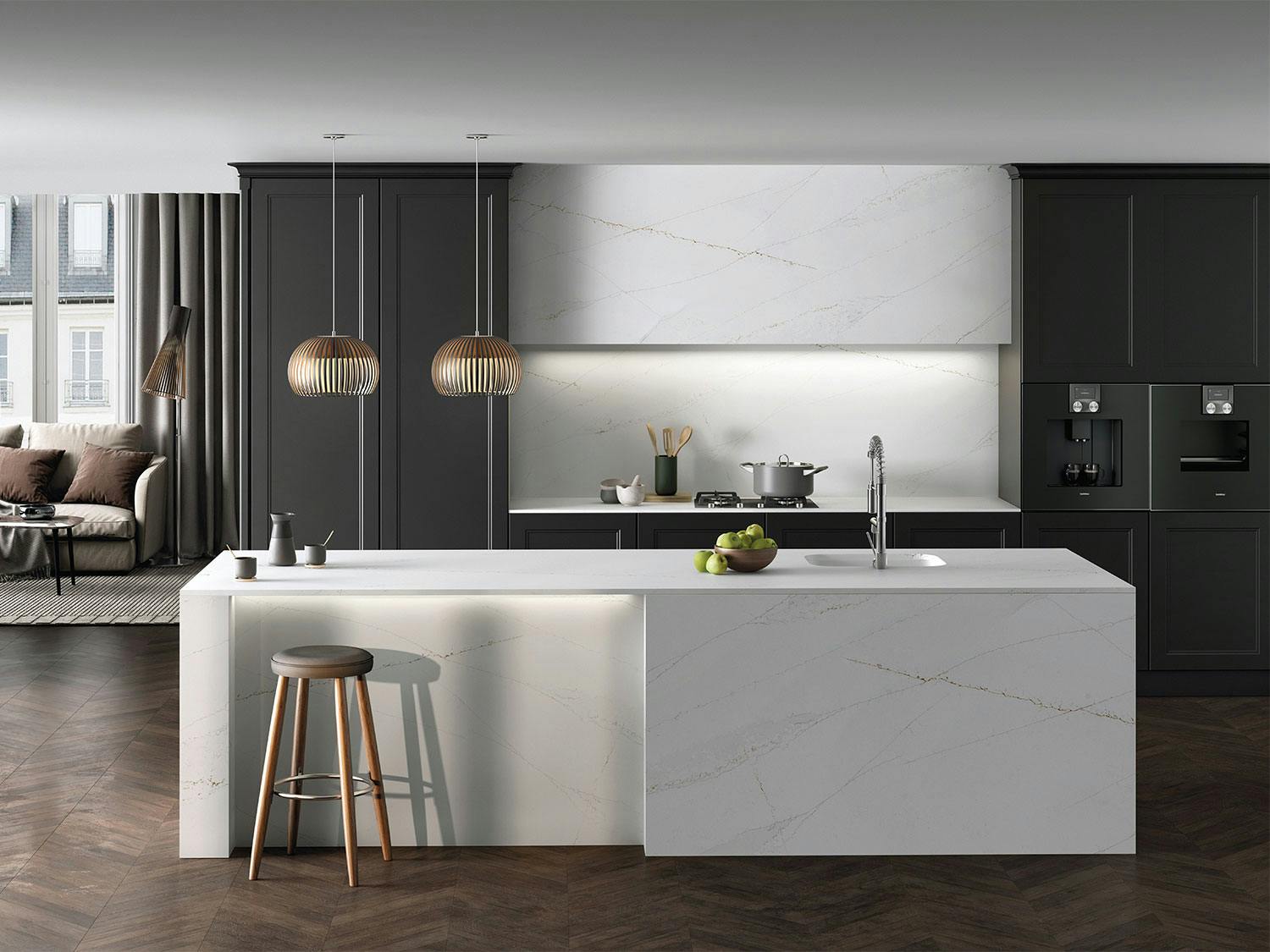 Image of format Cosentino Silestone%C2%AEEthereal Glow Lifestyle01.jpg?auto=format%2Ccompress&fit=crop&ixlib=php 3.3 in Changing the world from the kitchen: 10 simple steps to save energy in your kitchen - Cosentino