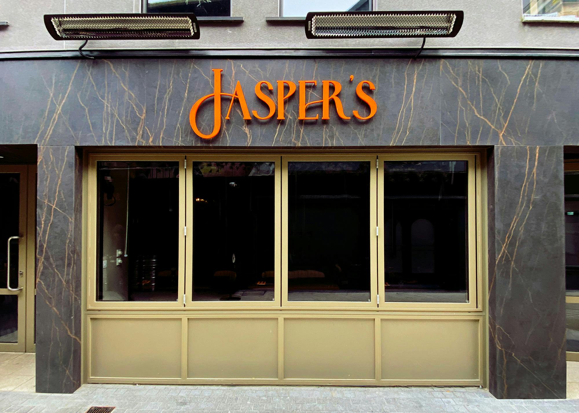 Image of Wexford facade 1.jpg?auto=format%2Ccompress&ixlib=php 3.3 in Dekton by Cosentino, the material of choice for Jasper’s Restaurant at the Crown Quarter Hotel in Wexford, Ireland - Cosentino
