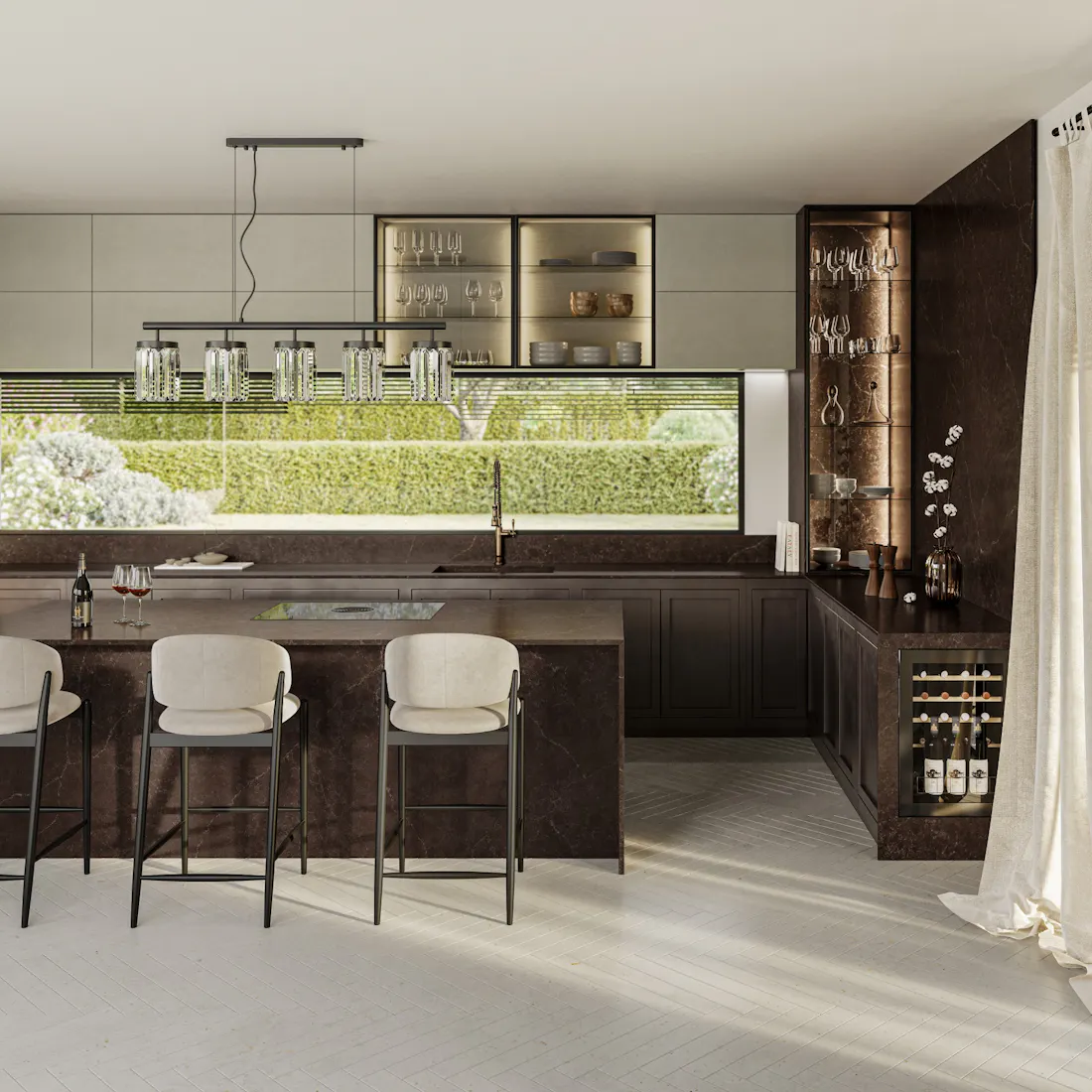 Silestone XM European Kitchen - Le Chic Boheme - Chateau Brown 2 Image 39 of Silestone XM European Kitchen Le Chic Boheme Chateau Brown 2 1.jpg?auto=format%2Ccompress&fit=crop&ixlib=php 3.3 in Cosentino kombinerer parisisk raffinement og bohemsk stil i Le Chic Bohème by Silestone®XM - Cosentino