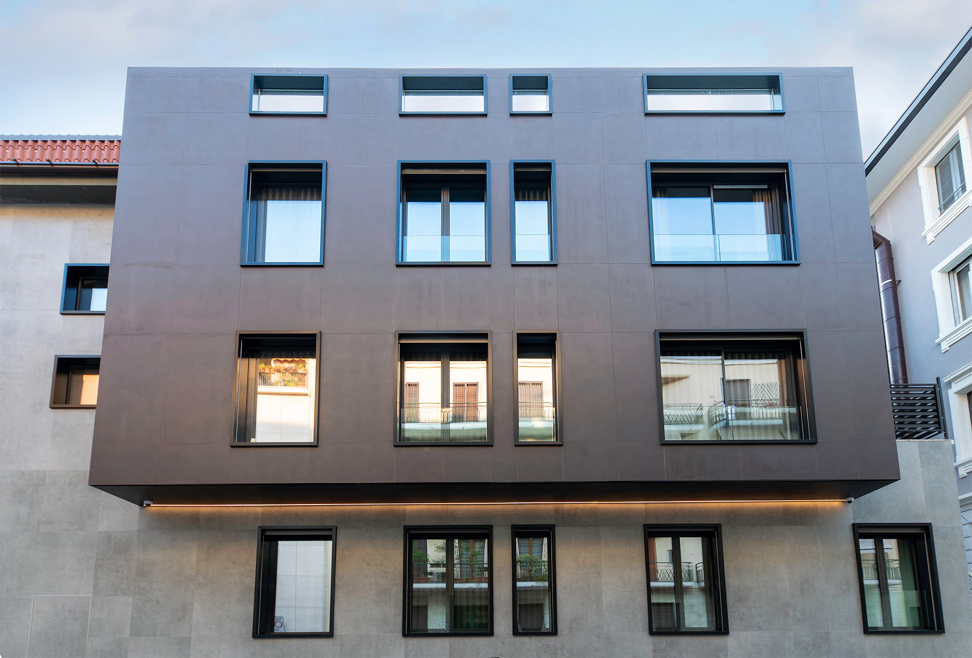 Dekton is the inspiration behind the striking monolithic façade of this
