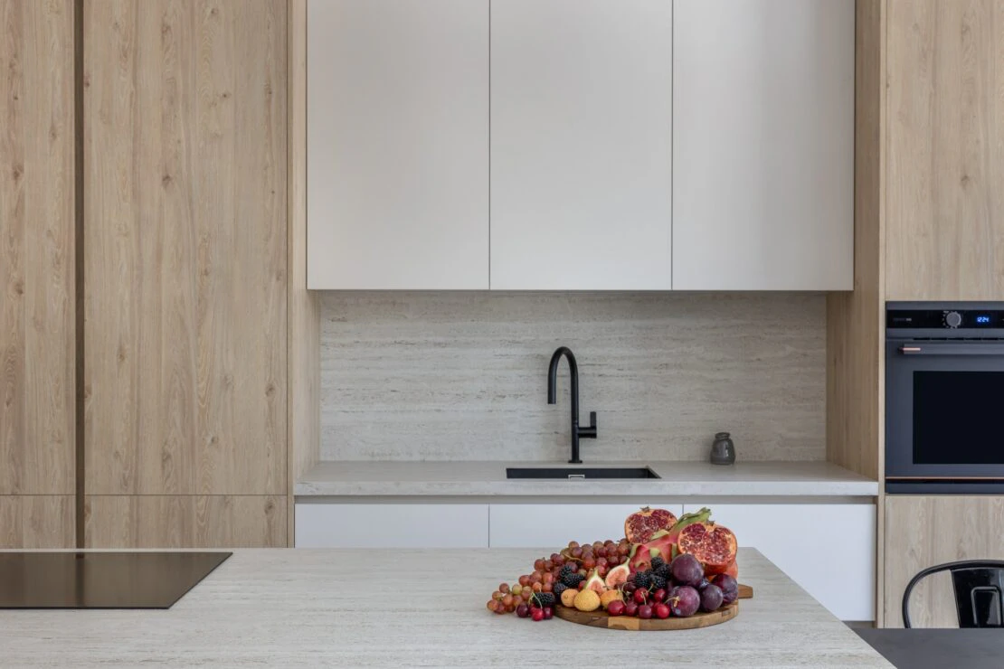 This kitchen island steals the spotlight thanks to its unique