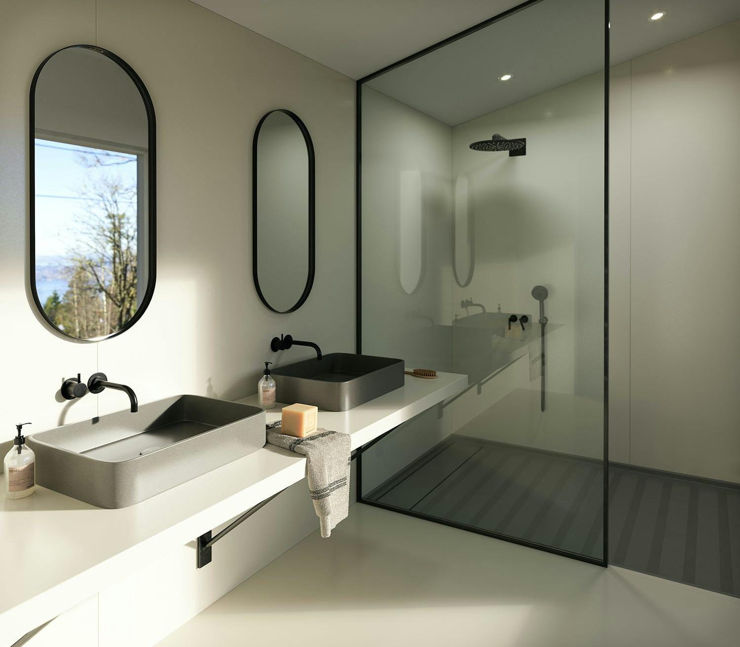Silestone Sunlit Days Faro White bathroom web Nace Sunlit Days by Silestone® Cosentino España