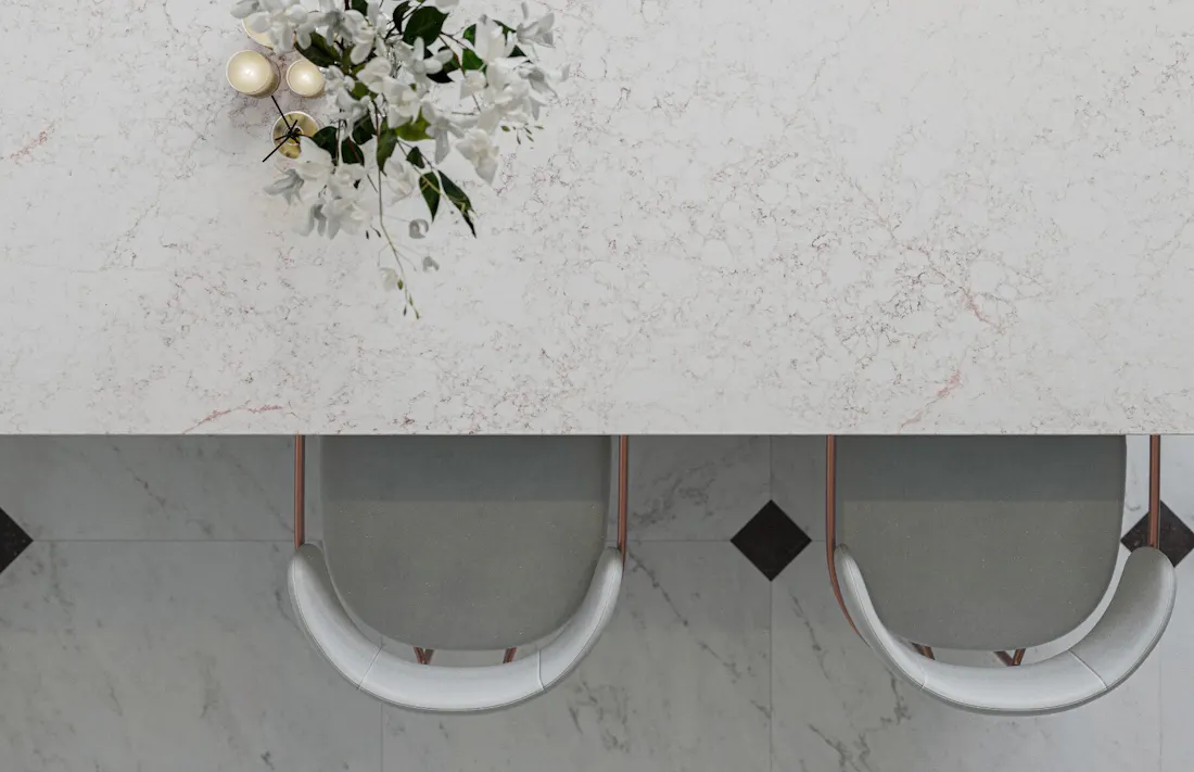 Silestone XM - Kitchen USA - Le Chic Boheme - Riviere Rose - Detalle 1 Image 37 of Silestone XM Kitchen USA Le Chic Boheme Riviere Rose Detalle 1 e1724232156835.jpg?auto=format%2Ccompress&fit=crop&ixlib=php 3.3 in Cosentino merges Parisian sophistication and bohemian flair in Le Chic Bohème by Silestone®XM - Cosentino