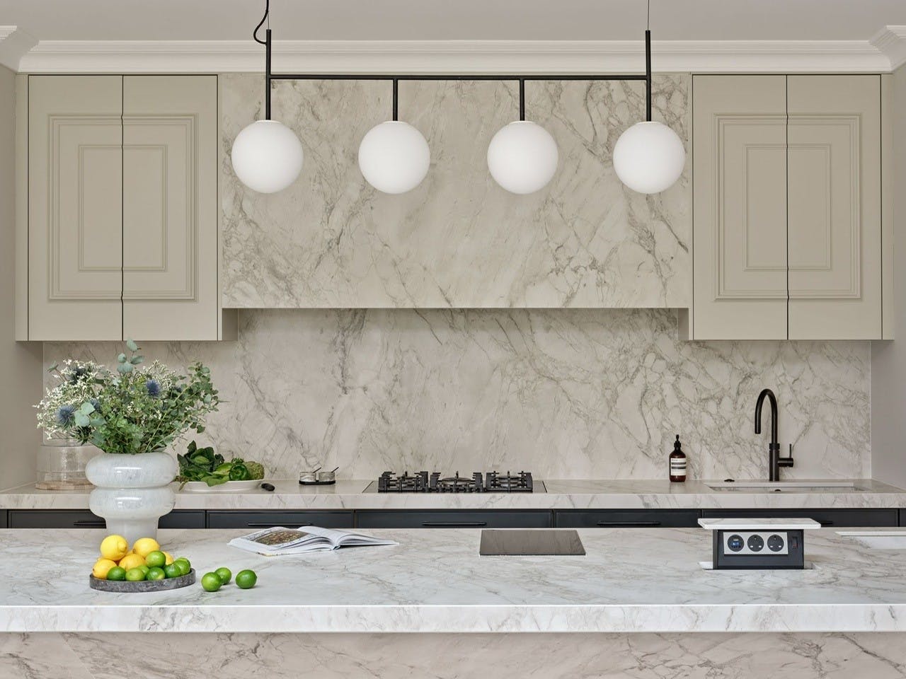 North London Kitchen Sheraton Interiors (2) Image 33 of North London Kitchen Sheraton Interiors 2.jpg?auto=format%2Ccompress&ixlib=php 3.3 in Everything is duplicated in a Kosher kitchen, including the elegance of Dekton Portum - Cosentino