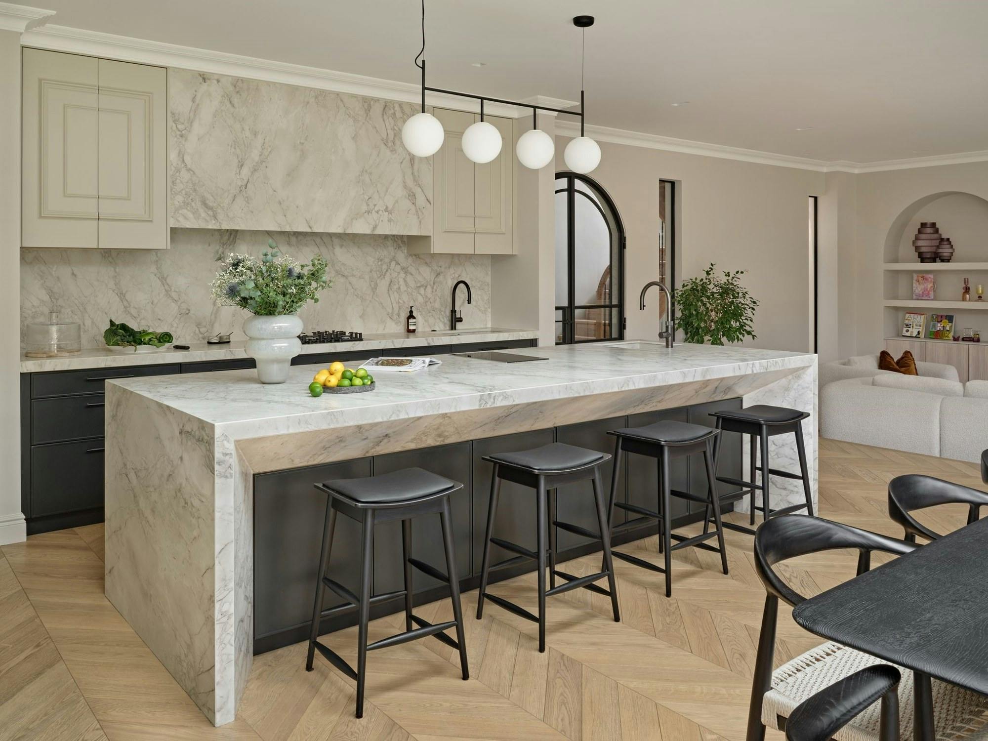 North London Kitchen Sheraton Interiors (4) Image 35 of North London Kitchen Sheraton Interiors 4.jpg?auto=format%2Ccompress&ixlib=php 3.3 in Everything is duplicated in a Kosher kitchen, including the elegance of Dekton Portum - Cosentino