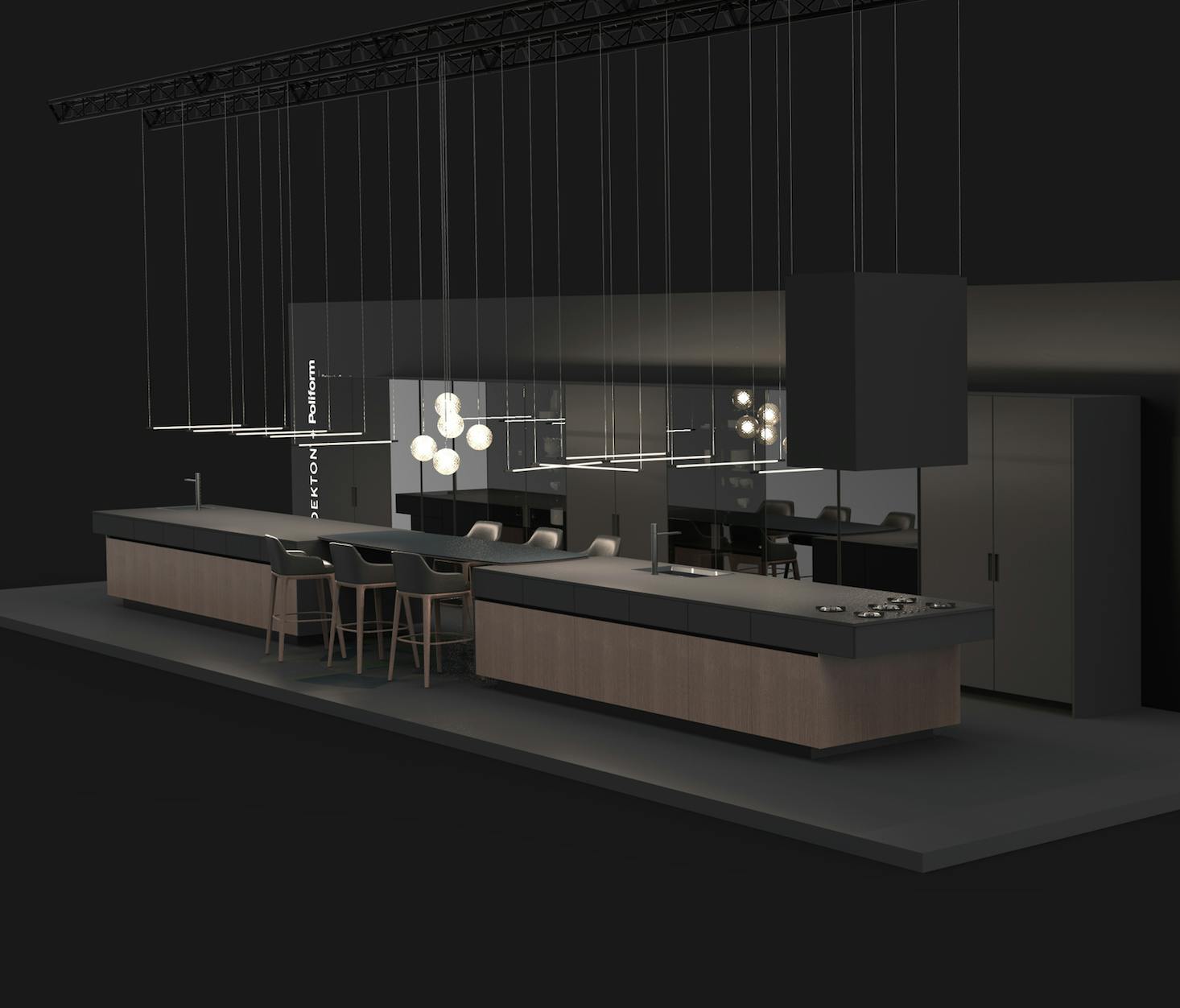 Image number 32 of the current section of Poliform and Dekton® by Cosentino Unveil Custom Kitchen Concept at KBIS 2019 of Cosentino USA