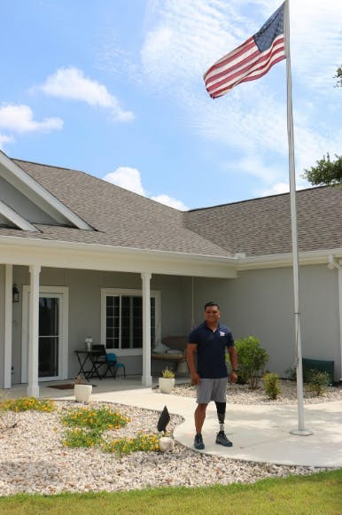 Image number 33 of the current section of Cosentino and Homes for Our Troops Welcome Home U.S. Marine Corps Sergeant Hubert Gonzales of Cosentino USA