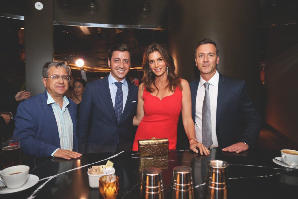 Image number 33 of the current section of Fashion Icon Cindy Crawford Co-Hosts Exclusive Art Basel Miami Beach Dinner with Cosentino and Chef José Andrés of Cosentino USA