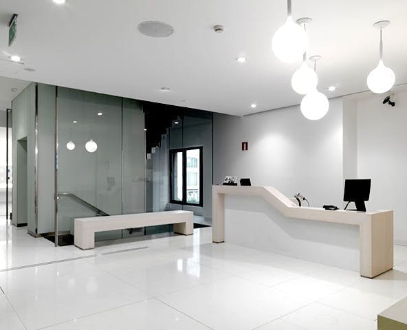 Image number 32 of the current section of Telefónica Flagship Store Madrid of Cosentino USA