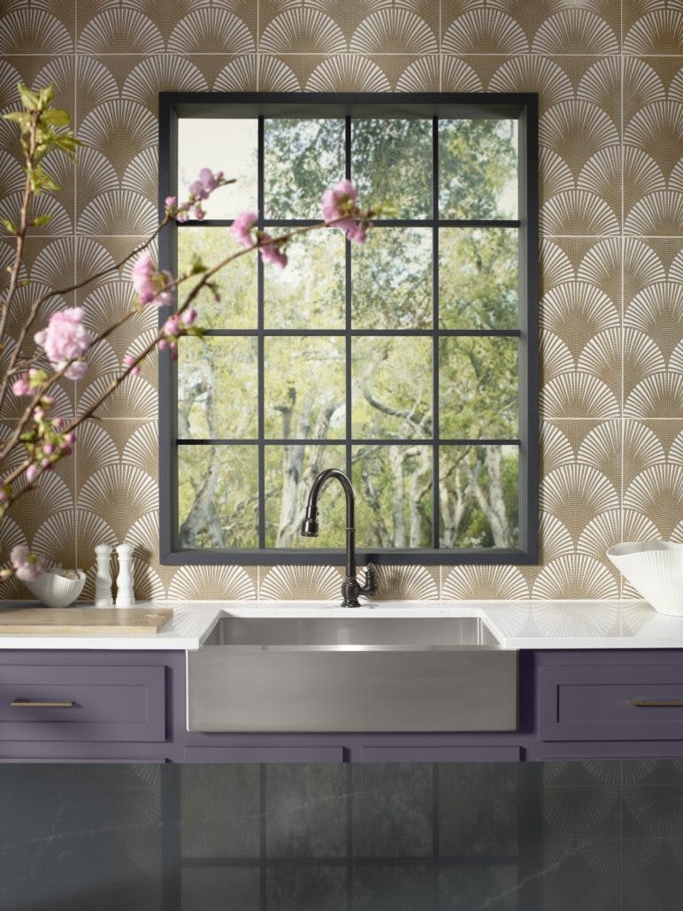 Image number 34 of the current section of Denise McGaha’s Lilac Kitchen of Cosentino USA