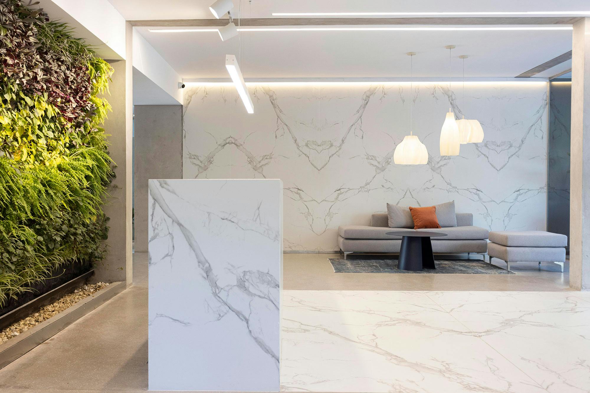 Image number 44 of the current section of A luxury office building dressed in Dekton of Cosentino USA