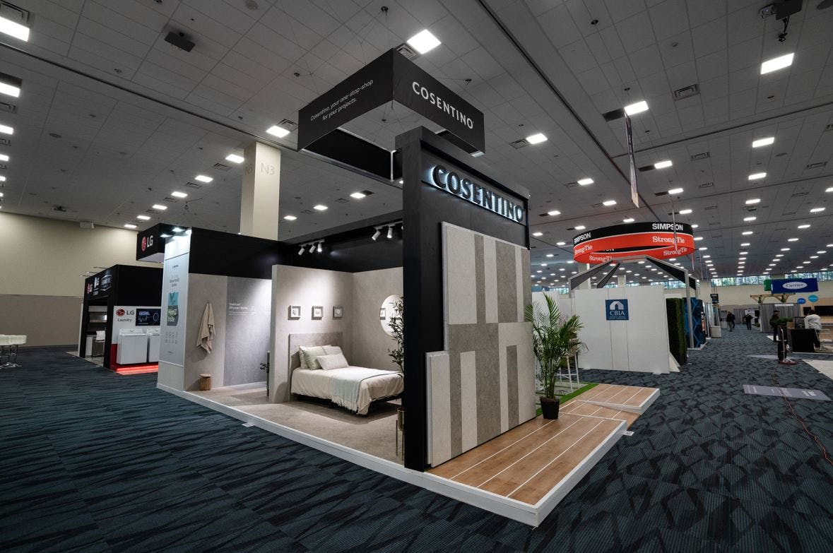 Image number 36 of the current section of Cosentino displays cutting-edge sustainable surfacing solutions at PCBC in California of Cosentino USA