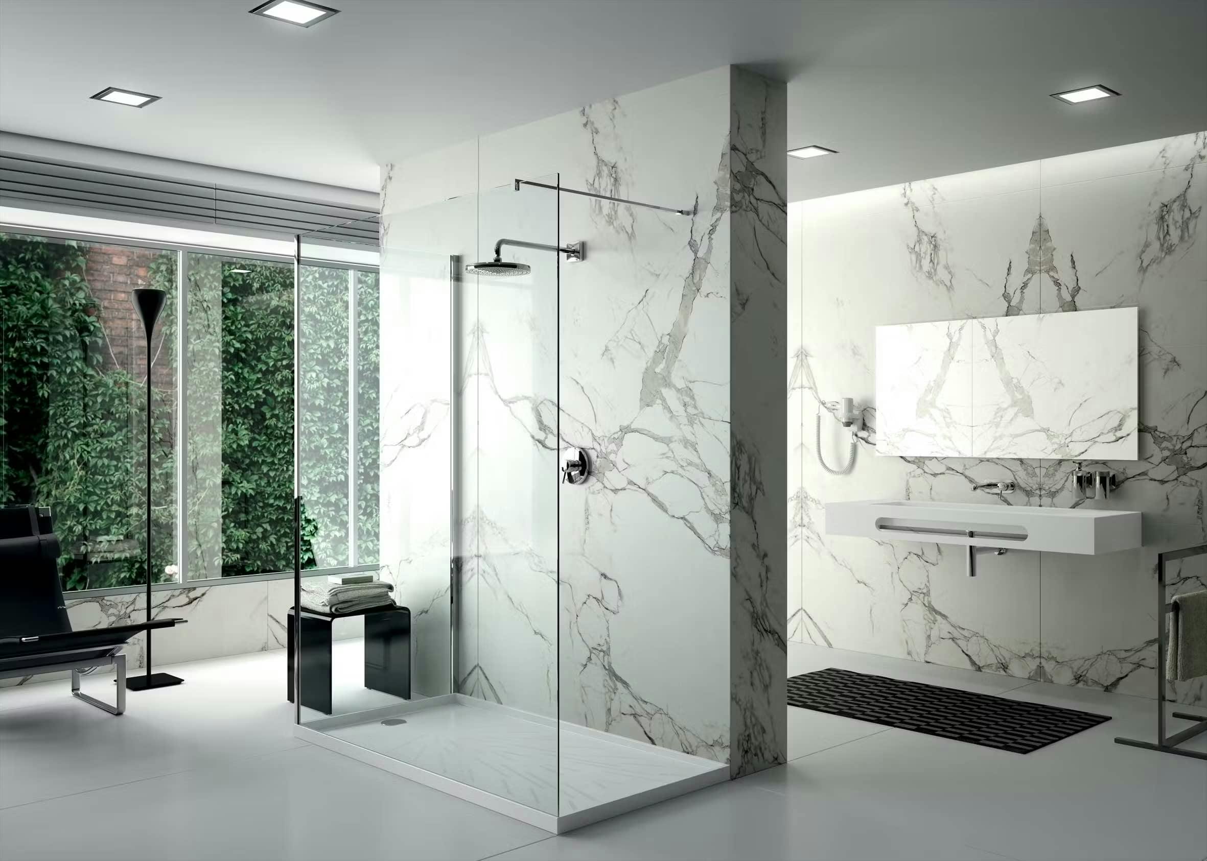 wall covering showers