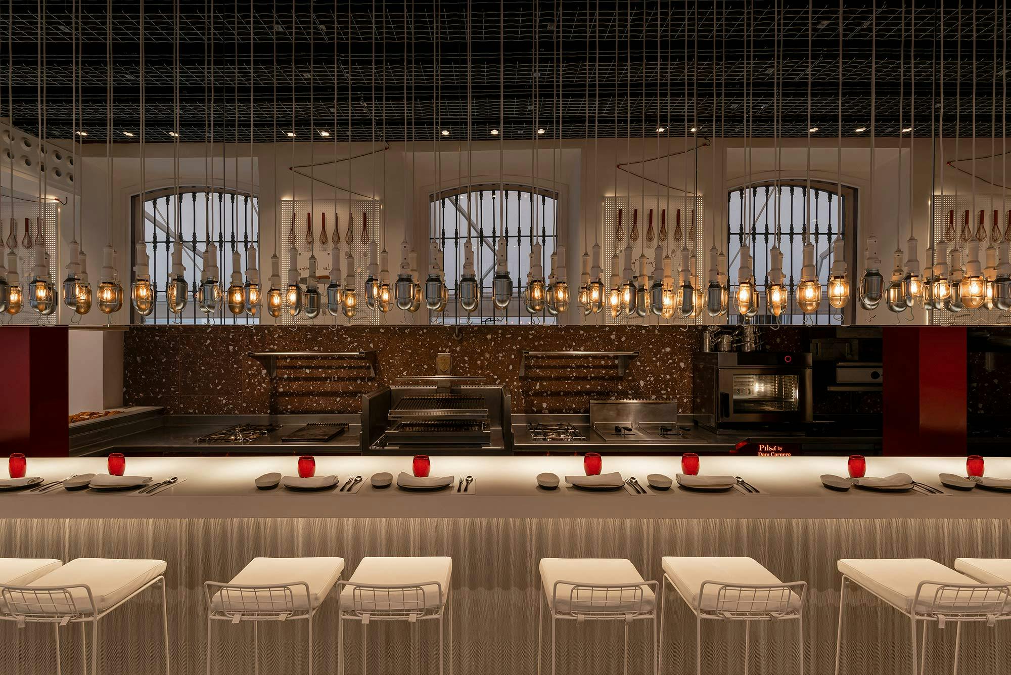 Image number 32 of the current section of Dekton clads the bar at La Cosmo, a prestigious restaurant whose interior design won the iF Design Award 2023 of Cosentino USA