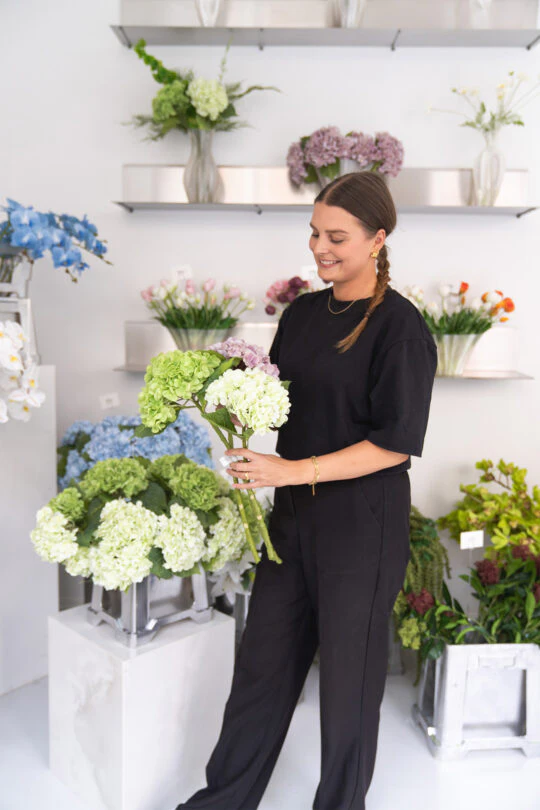 Dekton pedestals for the world's most exquisite artificial flower