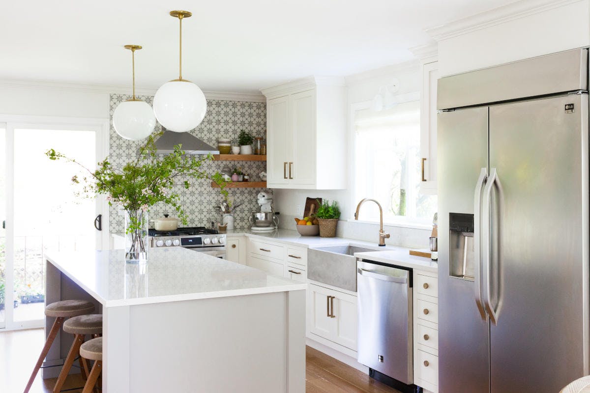 Image of CocoKelly Kitchen Silestone Ariel1 in Coco + Kelley Kitchen Remodel with Silestone® Lagoon - Cosentino