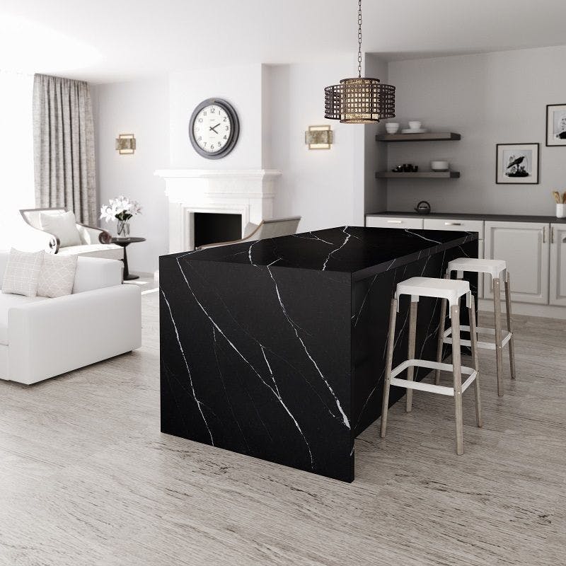 Black Kitchen Countertops - Cosentino encimera cocina negra silestone 1 | Cosentino