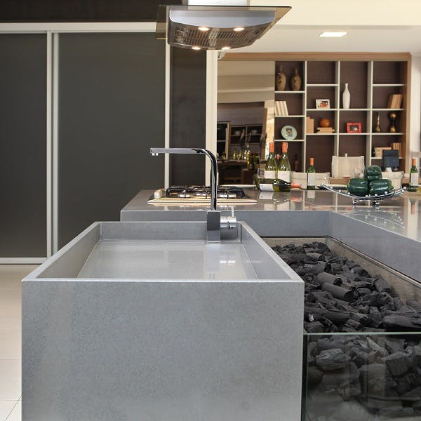Grey Kitchen Countertops - Cosentino encimera gris silestone 1 | Cosentino