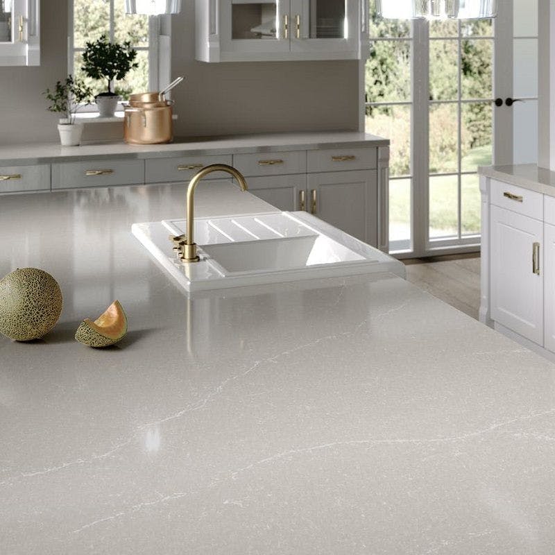 Grey Kitchen Countertops - Cosentino encimeras cocina gris silestone desert silver 1 1 | Cosentino