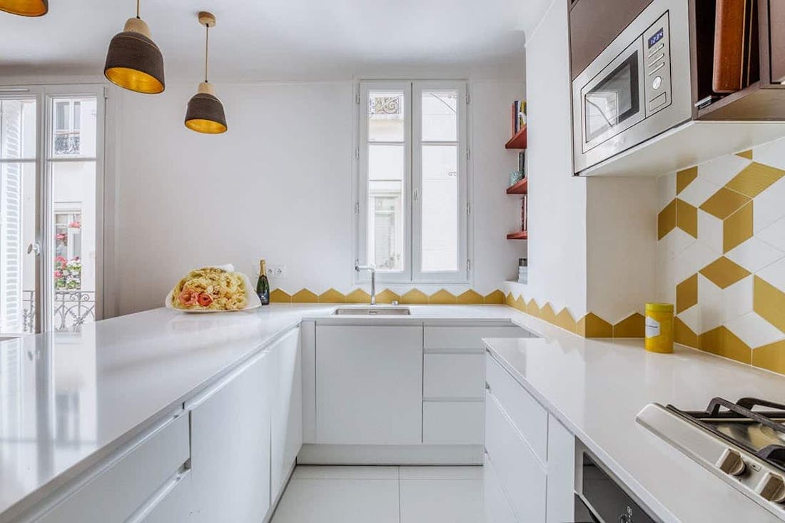 Vincennes-2 Image 43 of Vincennes 2 1.jpg?auto=format%2Ccompress&fit=crop&ixlib=php 3.3 in A U-shaped kitchen for order and functionality - Cosentino