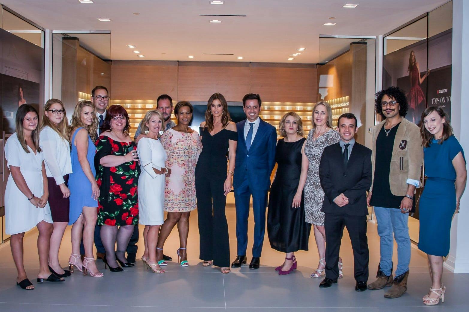 Image 37 of 10. Cosentino CC Toronto Cindy Crawford Toronto Team lr 1 in Cosentino City Toronto and Cindy Crawford - Cosentino