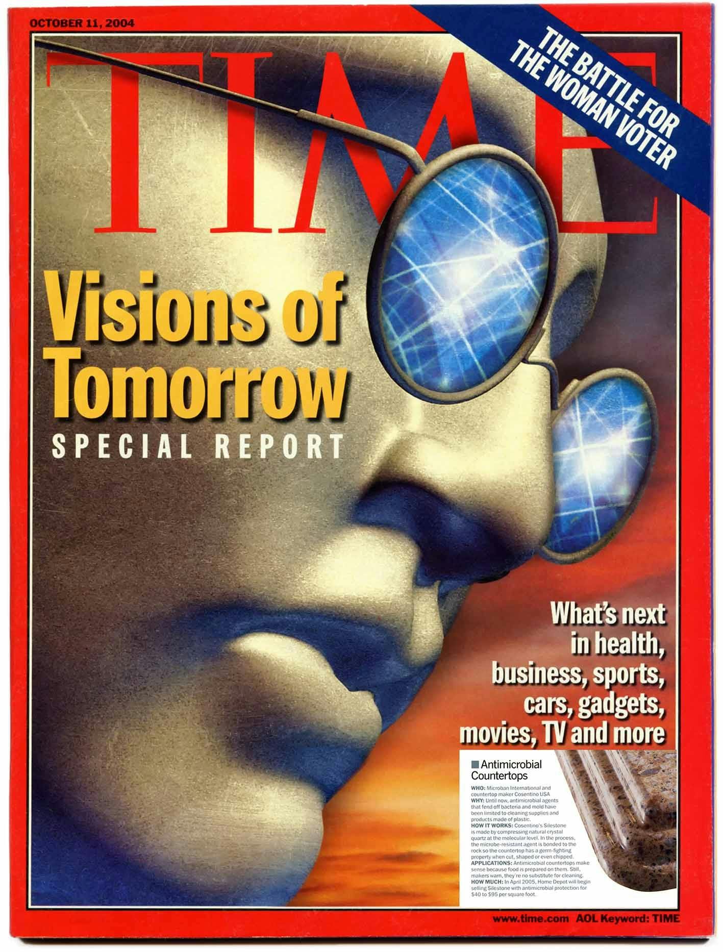 Image 38 of 2004 Revista Times Visions of Tomorrow baja 1 1 in Cosentino, 40 years of international growth and expansion - Cosentino