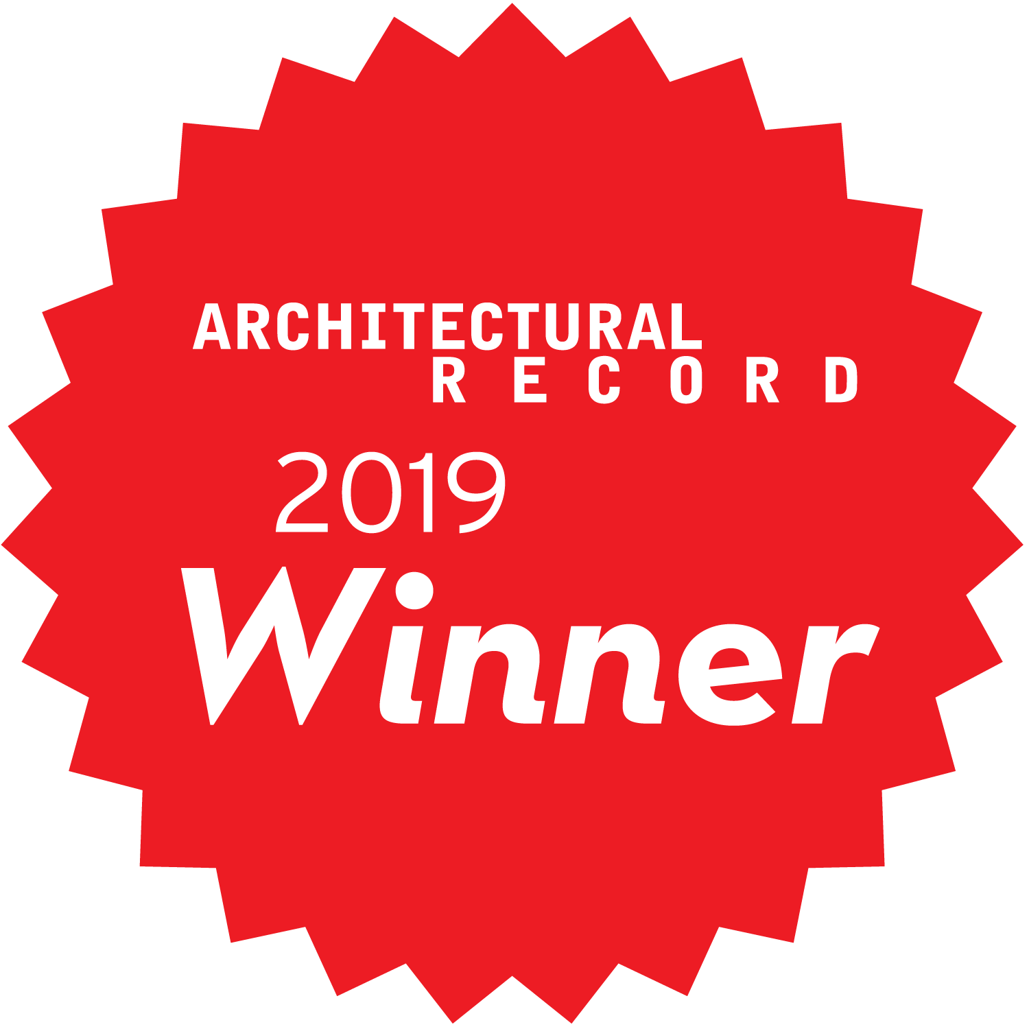 Image of AR RecordProducts Winner Emblem 2019 1 - Cosentino Image of AR RecordProducts Winner Emblem 2019 1 in Dekton Slim awarded by the US Architectural Record and by the French Maison & Travaux - Cosentino
