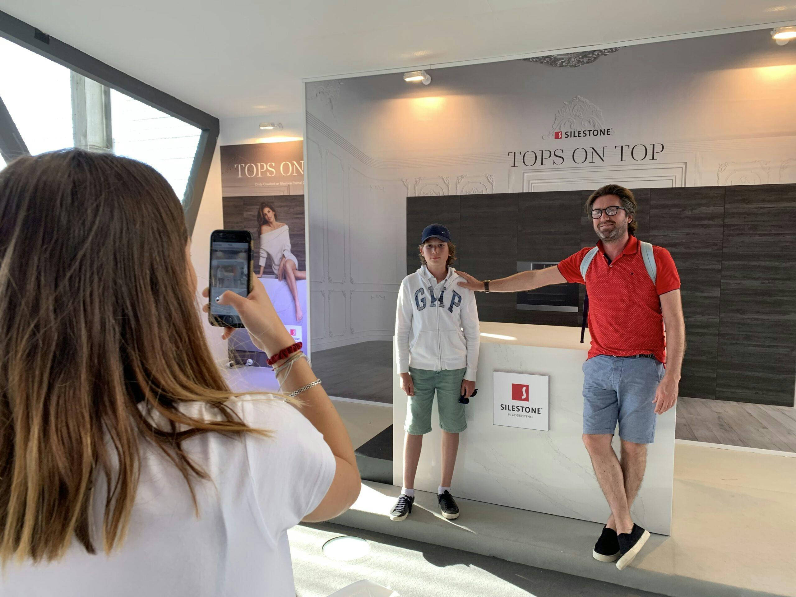 Image 43 of Accion Tops On Top de Silestone en MMO 2019 1 1 scaled in Dekton® stars at the Mutua Madrid Open - Cosentino