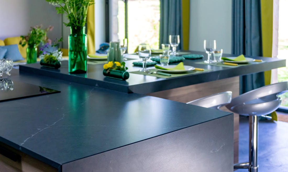 A  kitchen with Silestone® in osmosis with nature