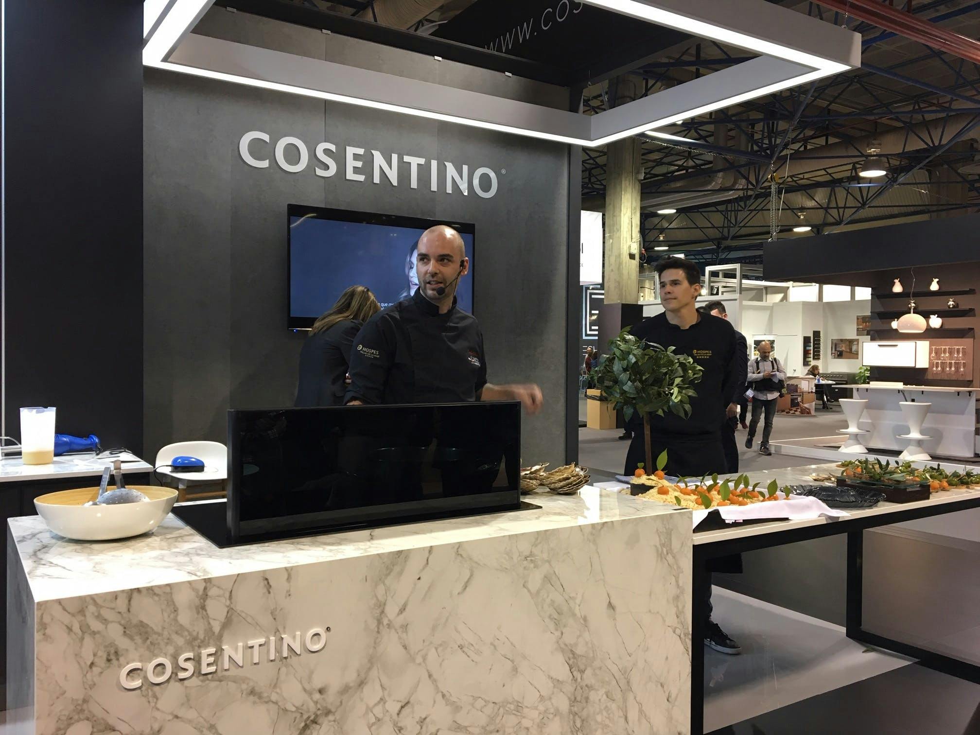 Image of Carlos Julian chef en SICI 1 - Cosentino Image of Carlos Julian chef en SICI 1 in Cosentino at ESPACIO COCINA SICI 2019 - Cosentino