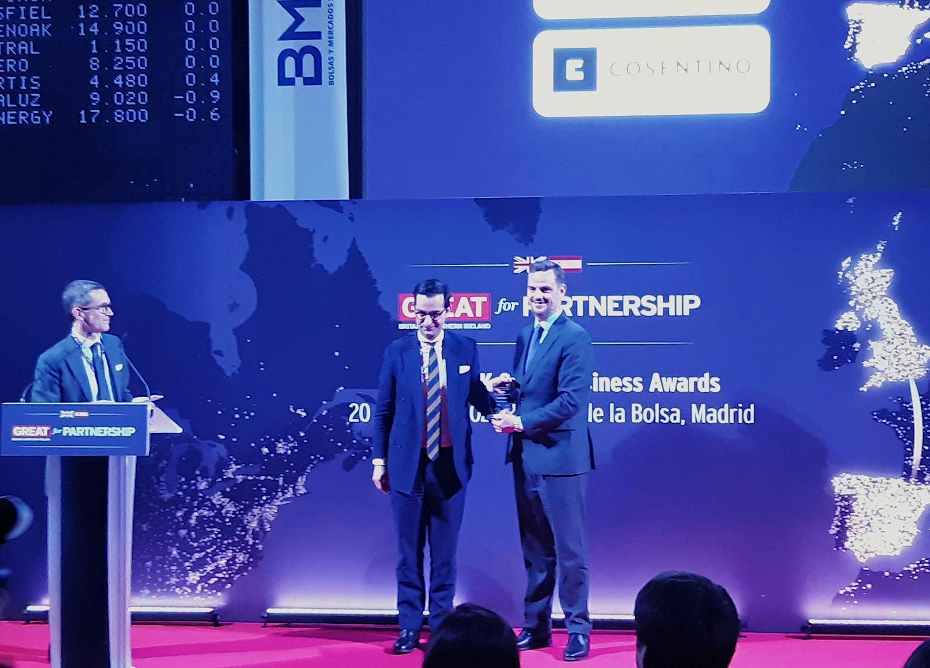 Cosentino receives British Embassy award - Cosentino Cosentino Premio UK Spain Awards low 1 | Cosentino