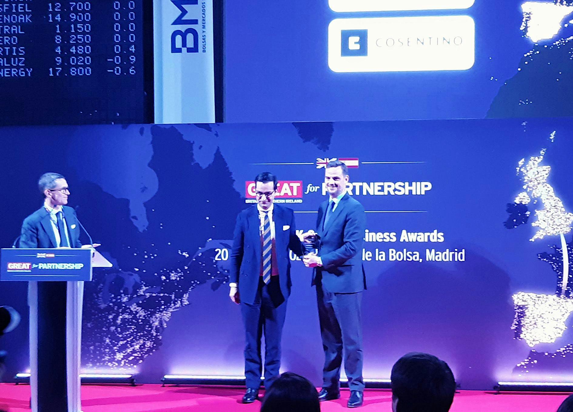 Cosentino receives British Embassy award - Cosentino Cosentino Premio UK Spain Awards low 2 | Cosentino