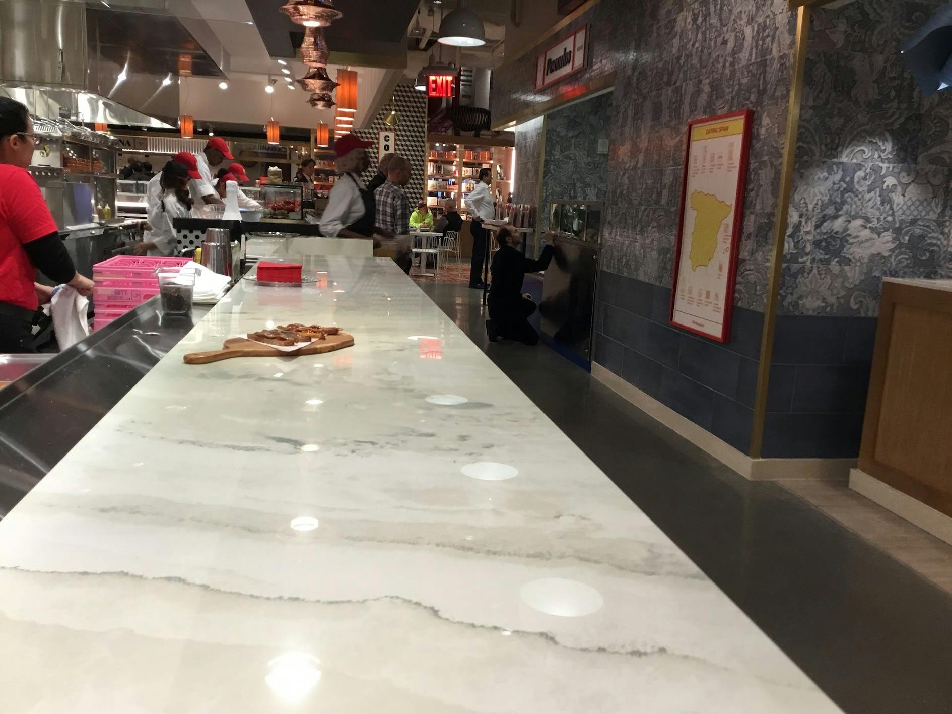 Cosentino Decorates the Newly Opened Mercado Little Spain in New York - Cosentino Cosentino surfaces Mercado Little Spain 3 | Cosentino