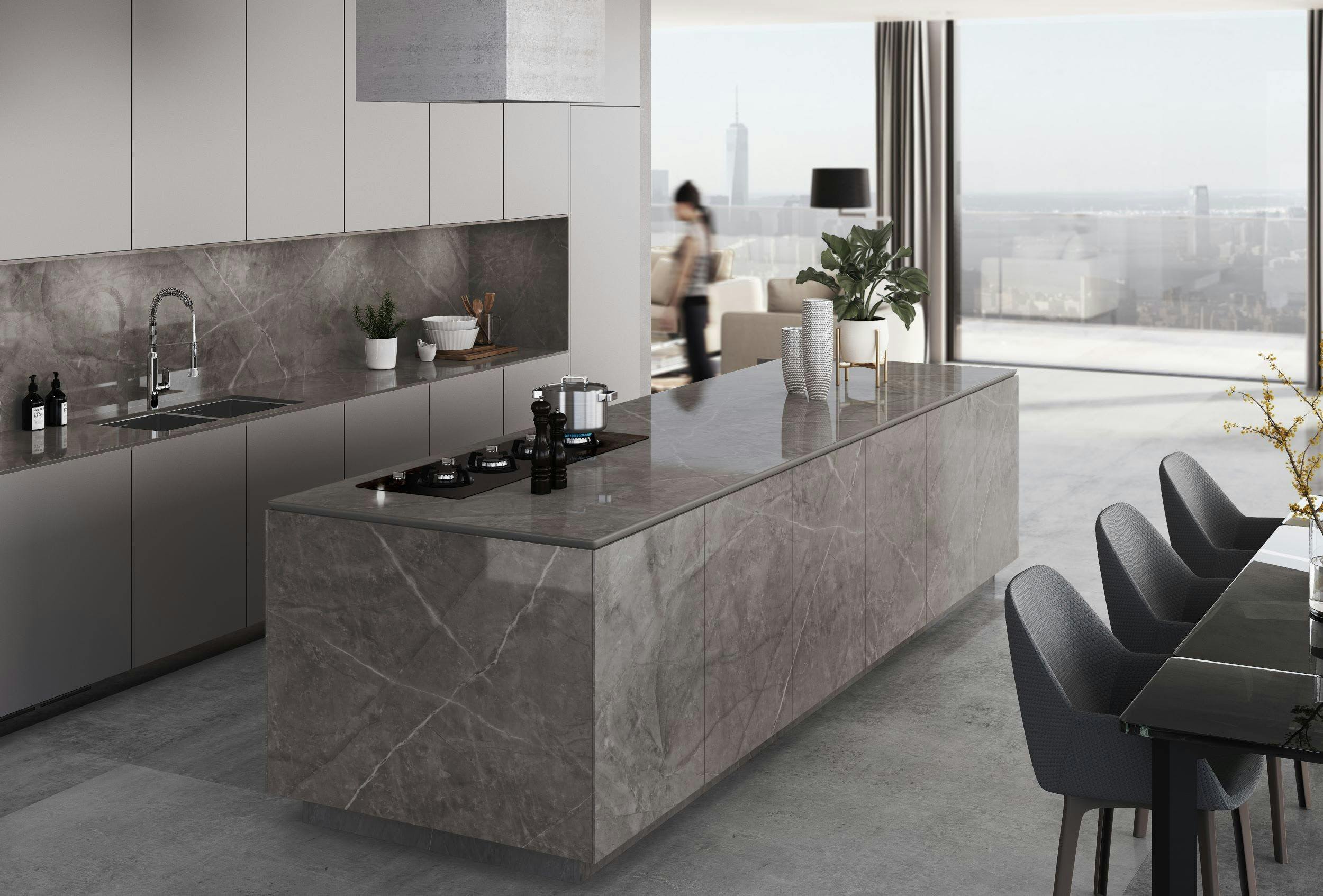 Image 39 of Dekton Kitchen Korso Xgloss baja 2 in Dekton® unveils Stonika - Cosentino