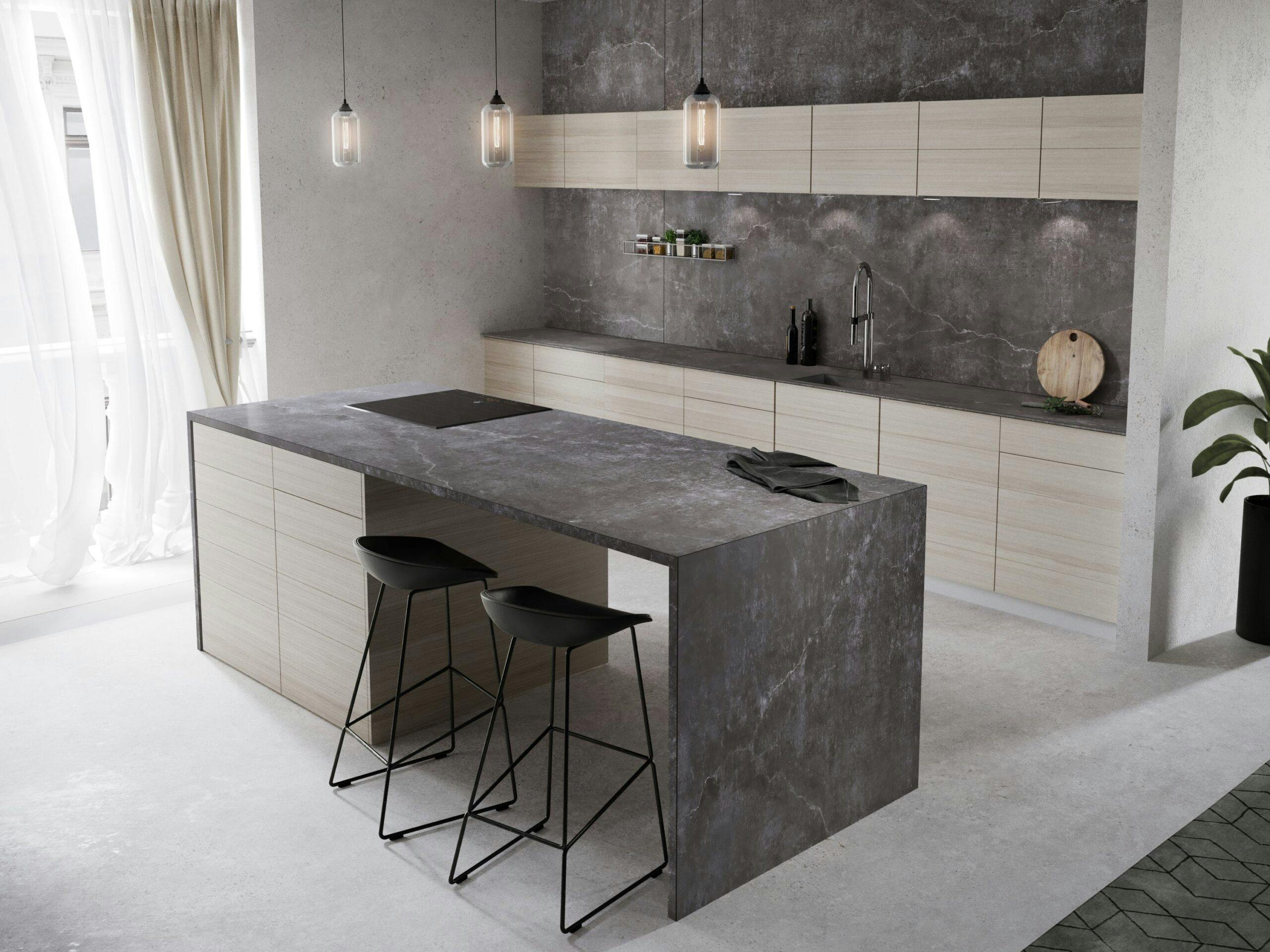 Image 33 of Dekton Kitchen Laos lr 1 scaled in New colours for Dekton® Industrial - Cosentino