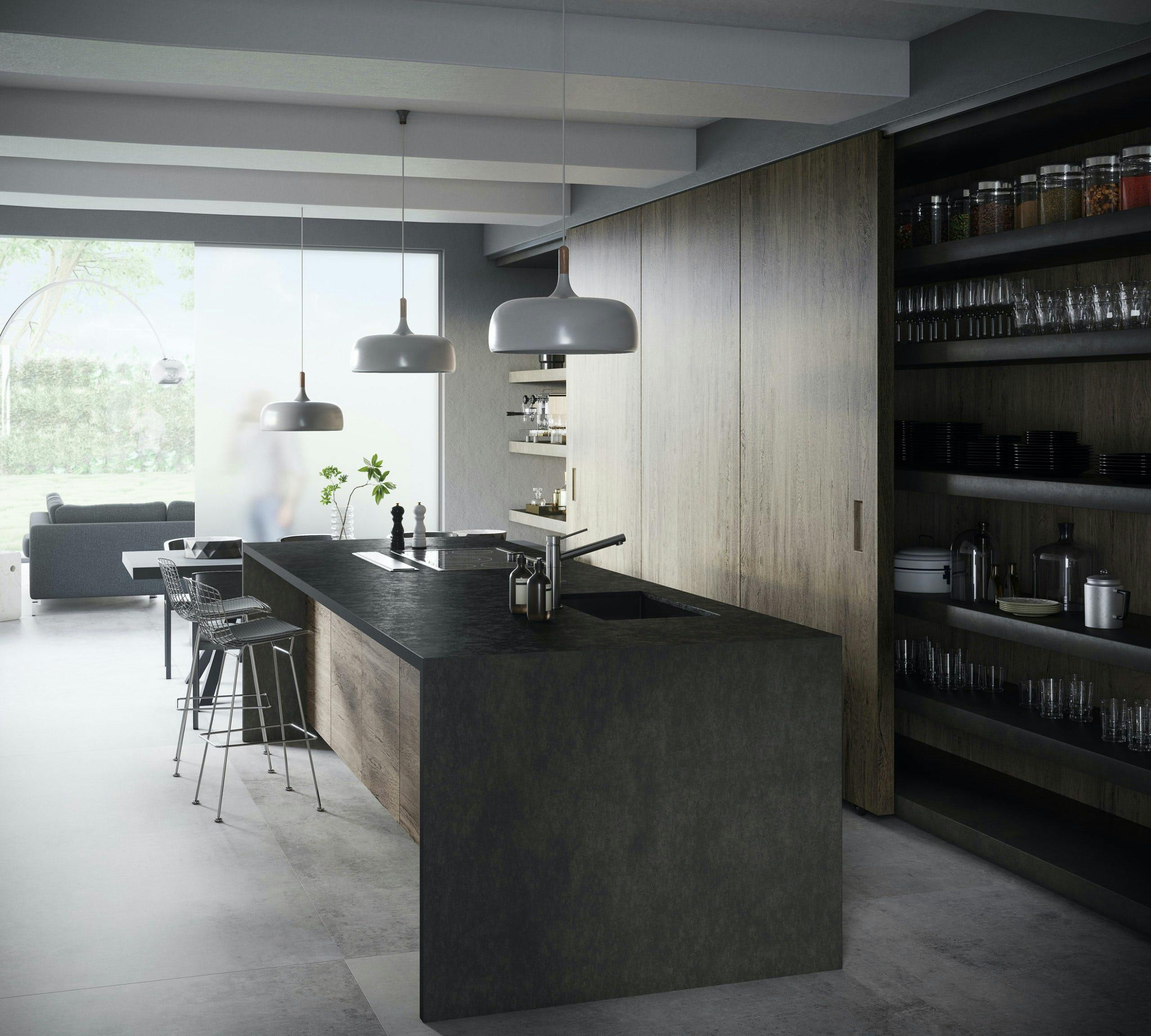 Image 32 of Dekton Kitchen Milar Resized 1 scaled 1 in How to organise your kitchen and keep it that way - Cosentino