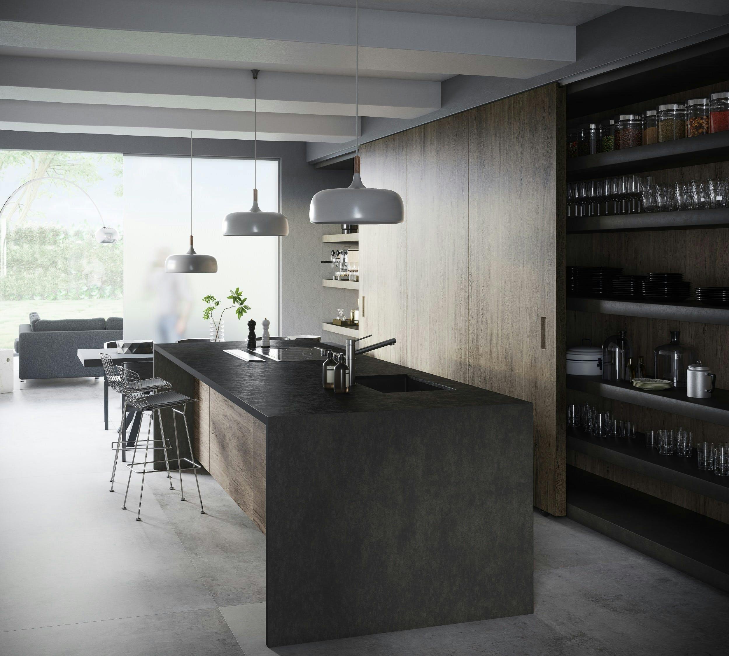 Image 33 of Dekton Kitchen Milar lr 1 in Dekton® Bromo and Milar - Cosentino