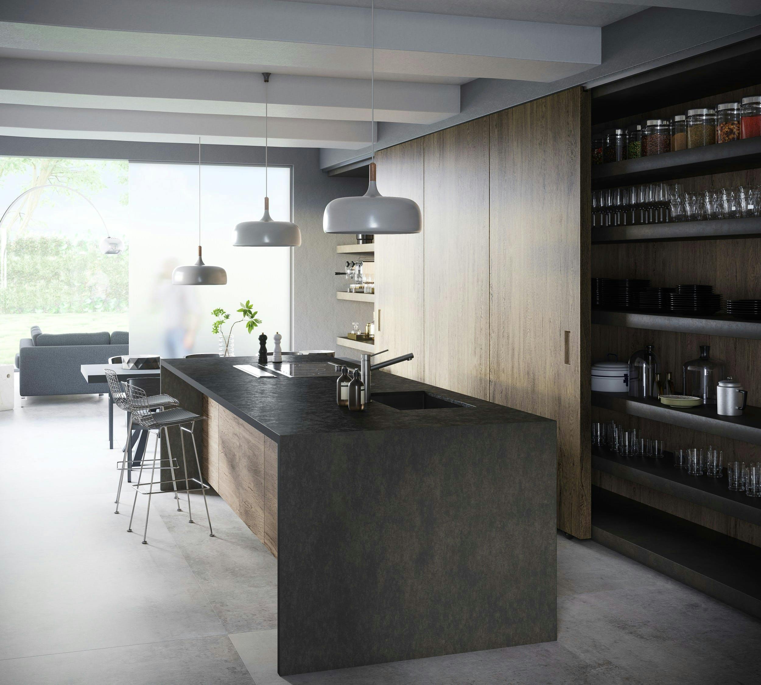 Image 32 of Dekton Kitchen Milar lr 2.jpg?auto=format%2Ccompress&ixlib=php 3.3 in Dekton® Bromo and Milar - Cosentino