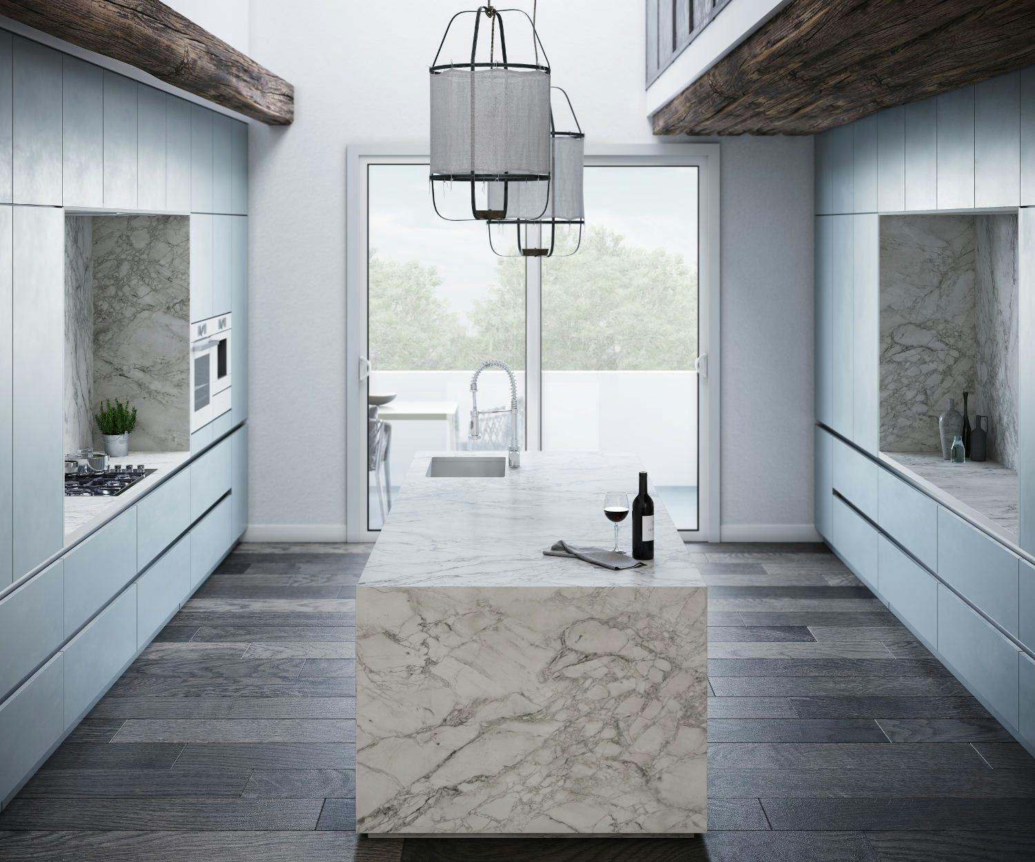 Compact kitchens: Who says they're a disadvantage? - Cosentino Dekton Kitchen Portum Velvet 1 | Cosentino
