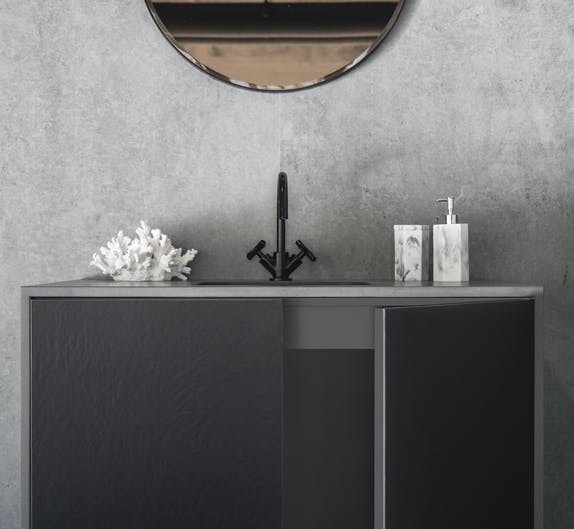 Image 34 of Dekton Slim 4mm Bromo bathroom vanity 1 in Cosentino presents its Dekton and Silestone novelties at Sicam 2019 - Cosentino